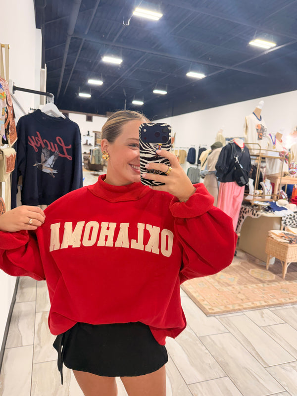 OKLAHOMA Mock Neck