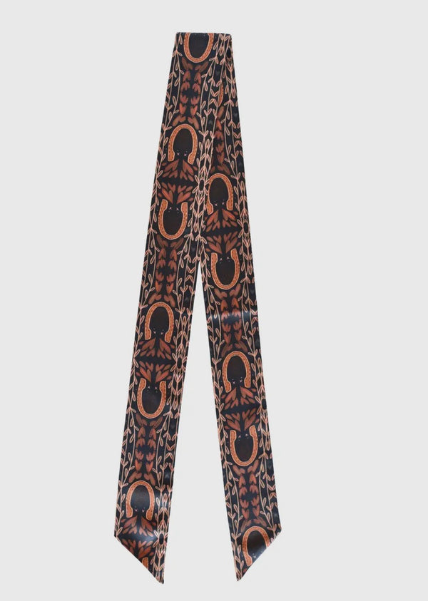 Western Harvest in Deep Juniper Silk Twilly