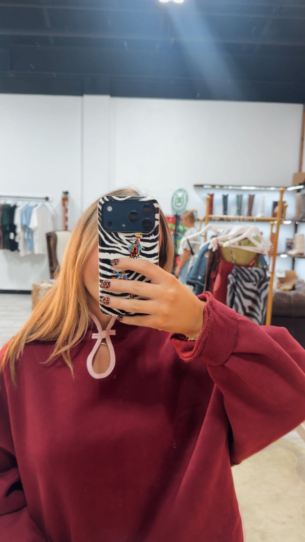 Cozy Burgundy Set