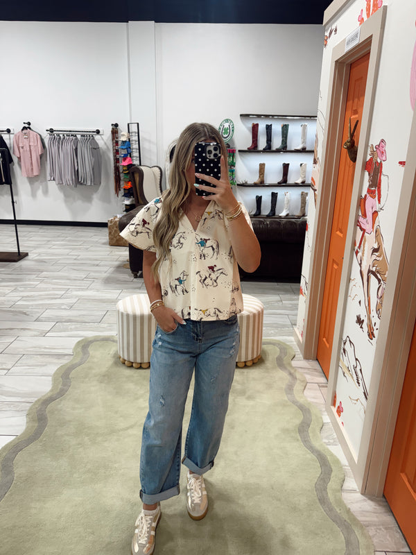 Galloping Horse Blouse