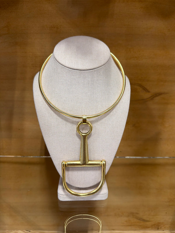 Mason Bit Necklace - Gold