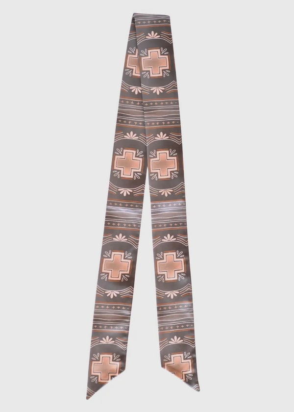 Blue Cross Geometric Twilly