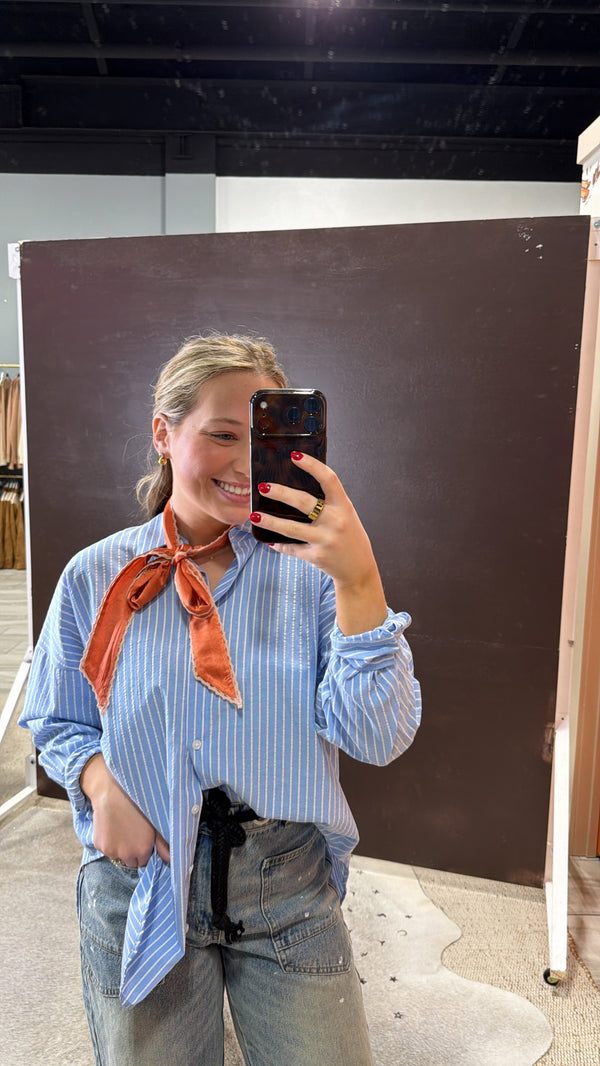 Classic Pinstripe Button Up