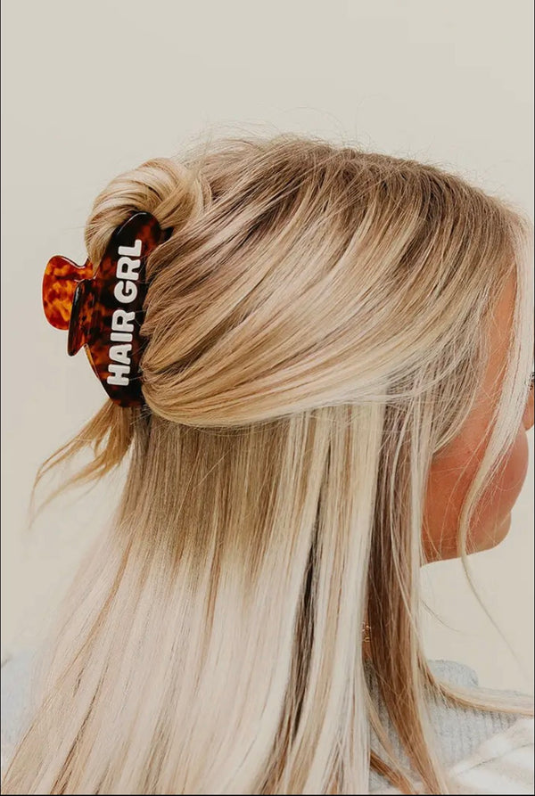 Hair Grl Midi Claw Clip: Tortoise