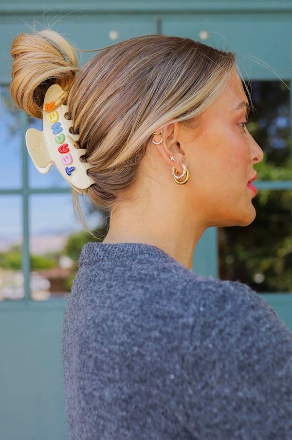 Teacher Oversized Claw Clip