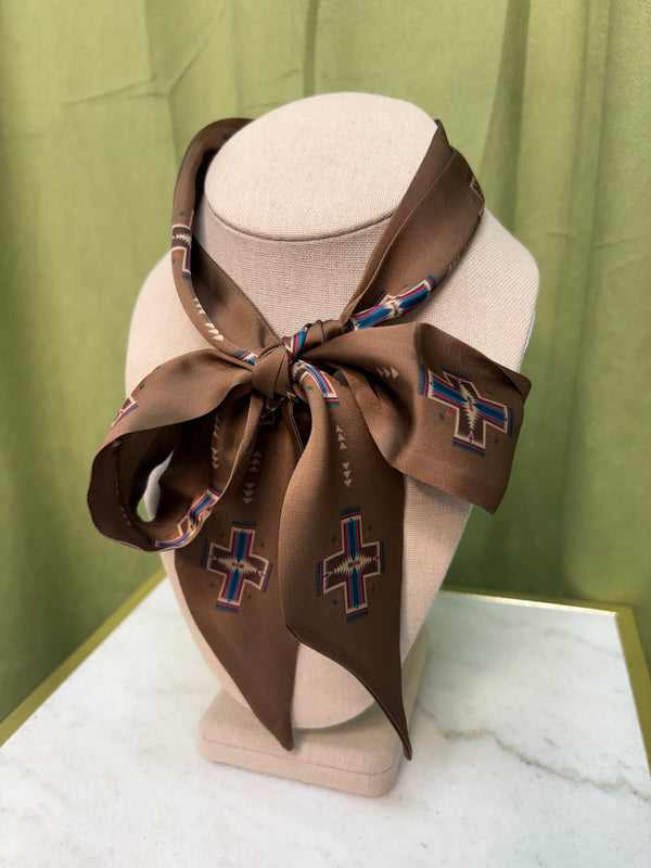 Cross Me Twilly - Caramel