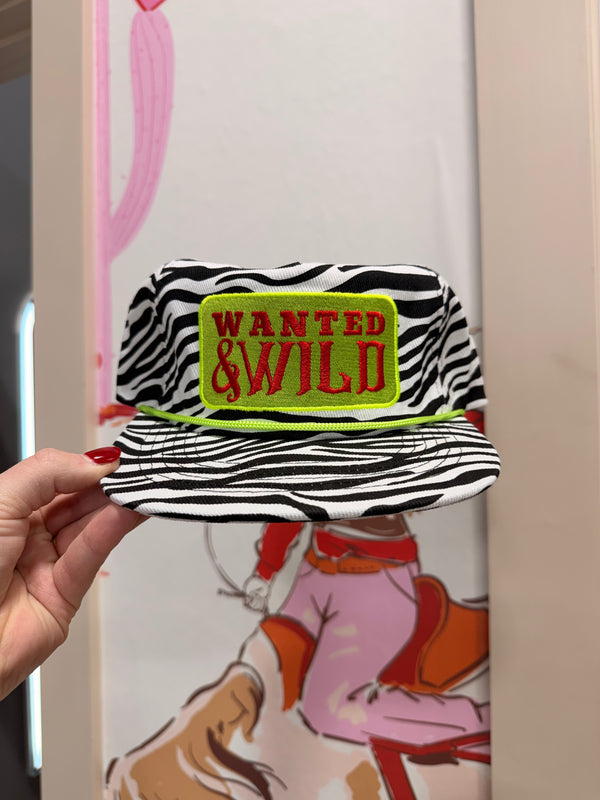 Wanted & Wild Zebra Cap