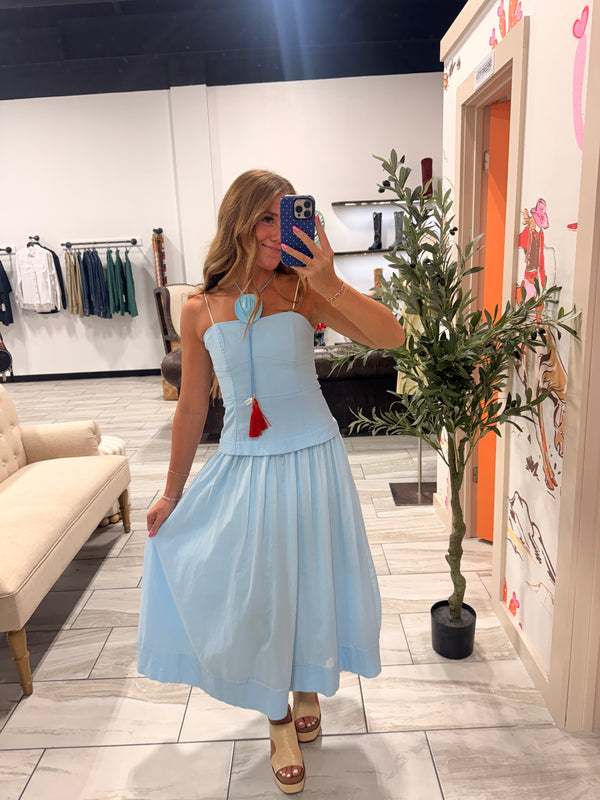 The Emma Dress - Baby Blue