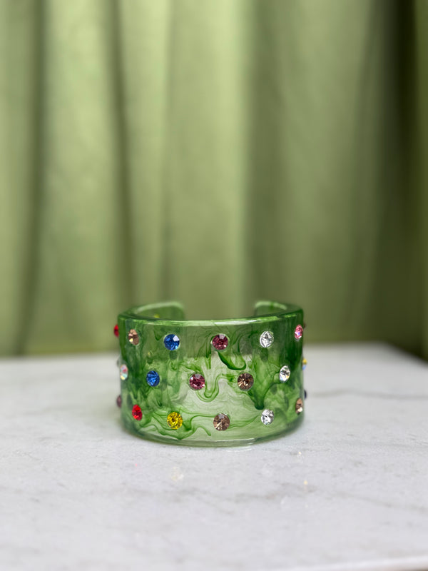 Multi Gem Bracelet - Green