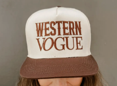 Western Vogue Canva Cap