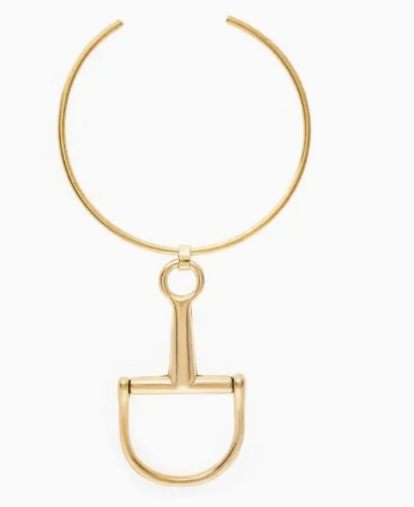 Mason Bit Necklace - Gold