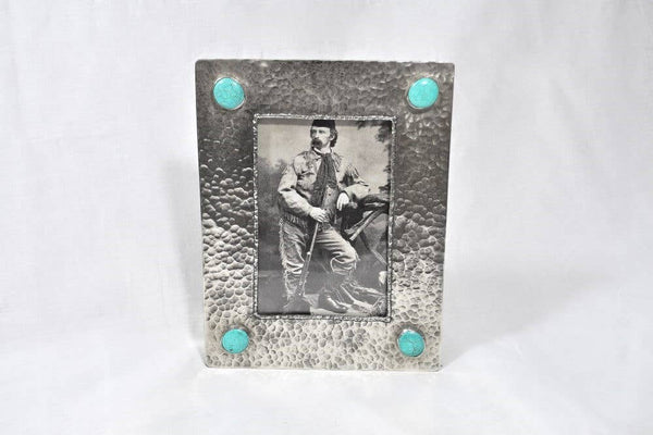 4x6 Silver Frame w/ Dimples & 4 Sontes