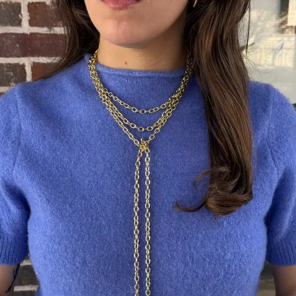 Pearl Lariat Necklace